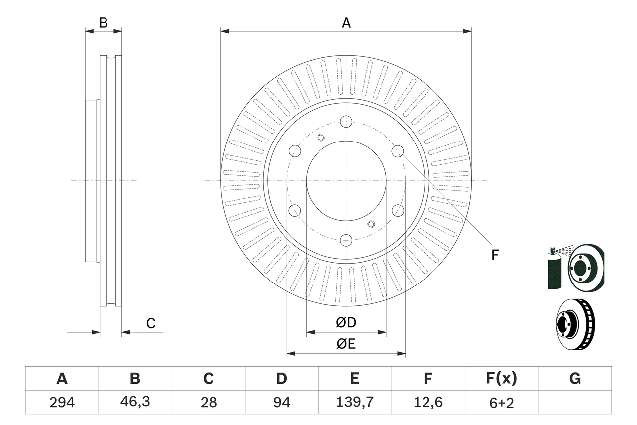 Brake Disc 0 986 479 704