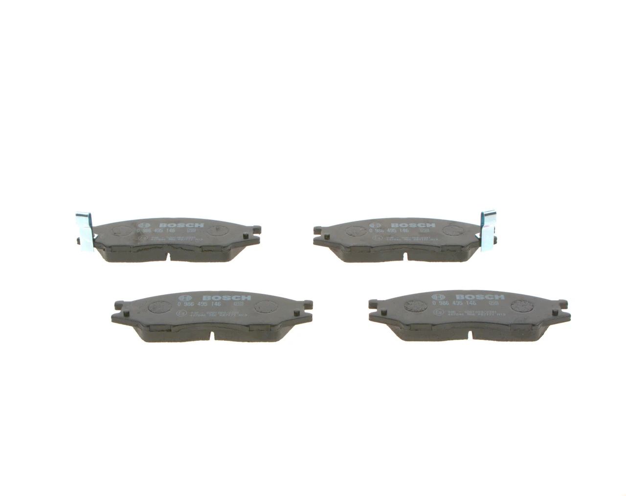 BOSCH 0 986 495 146 Brake Pad Set, disc brake