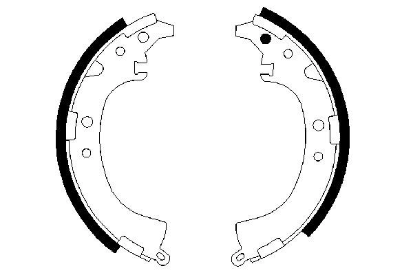 Brake Shoe Set 0 986 487 424