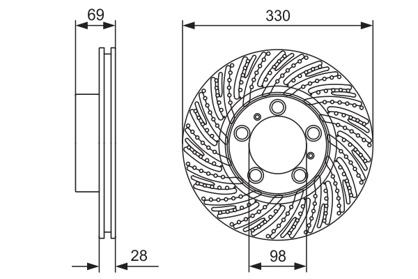 Brake Disc 0 986 479 D24