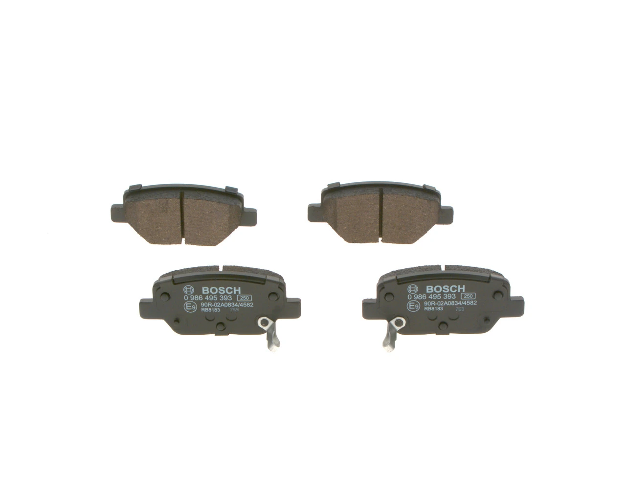 Brake Pad Set, disc brake 0 986 495 393
