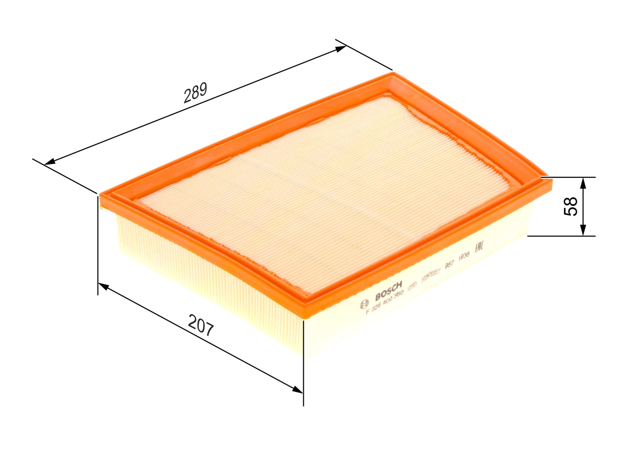Air Filter F 026 400 360