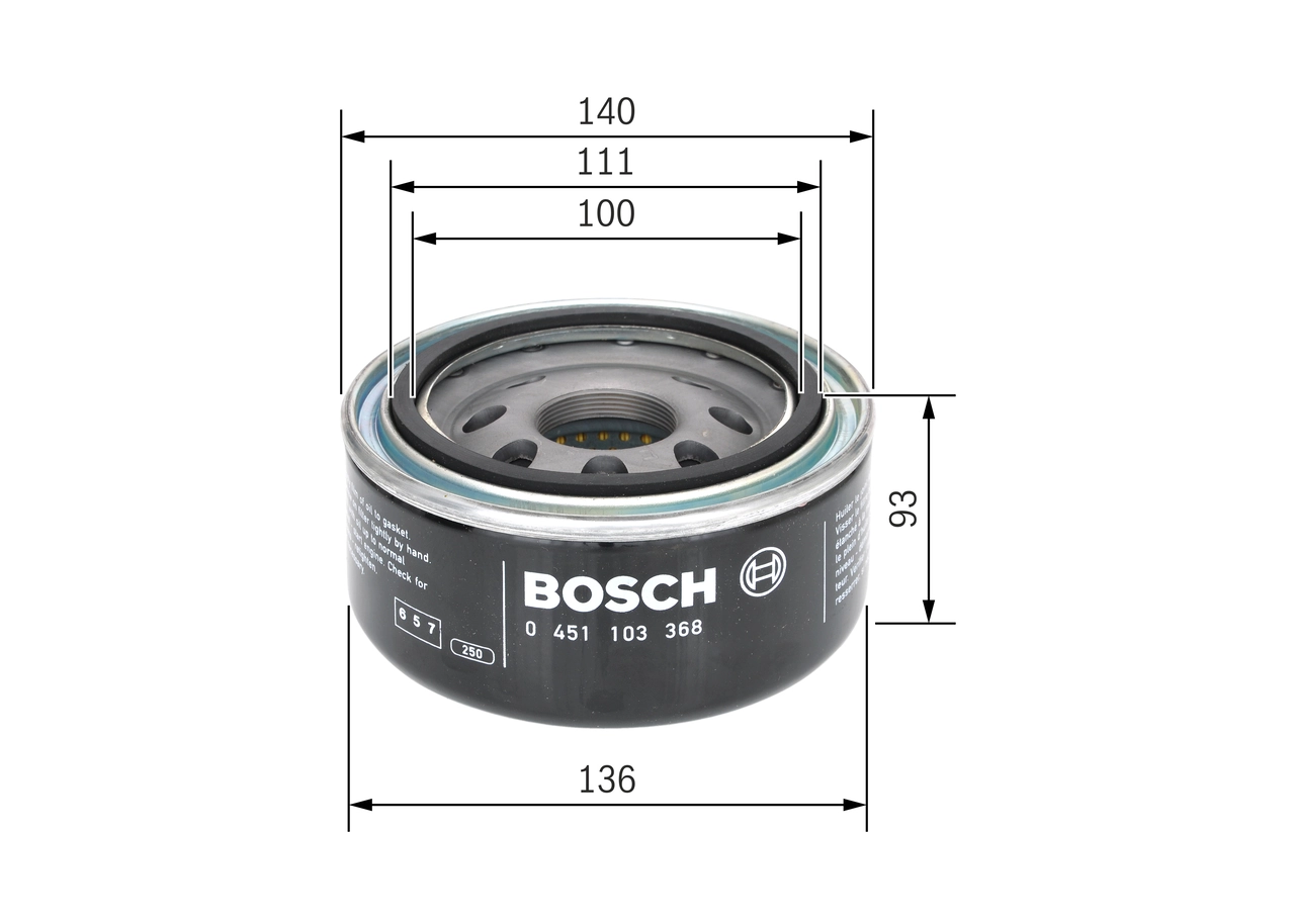 BOSCH 0 451 103 368 Oil Filter