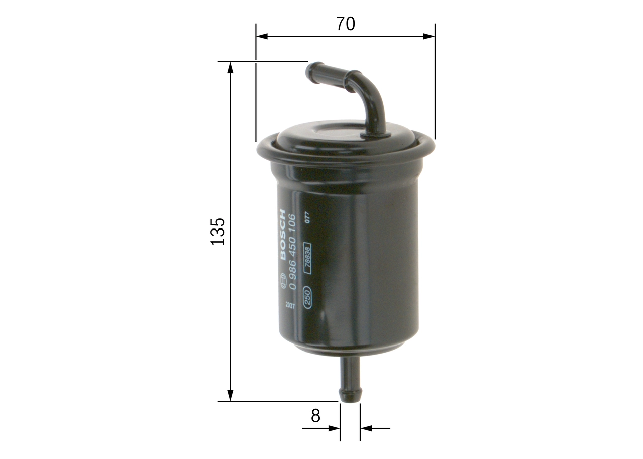 Fuel Filter 0 986 450 106