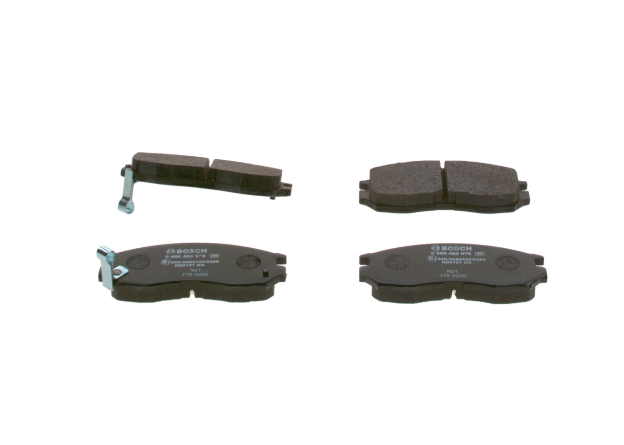 Brake Pad Set, disc brake 0 986 460 979