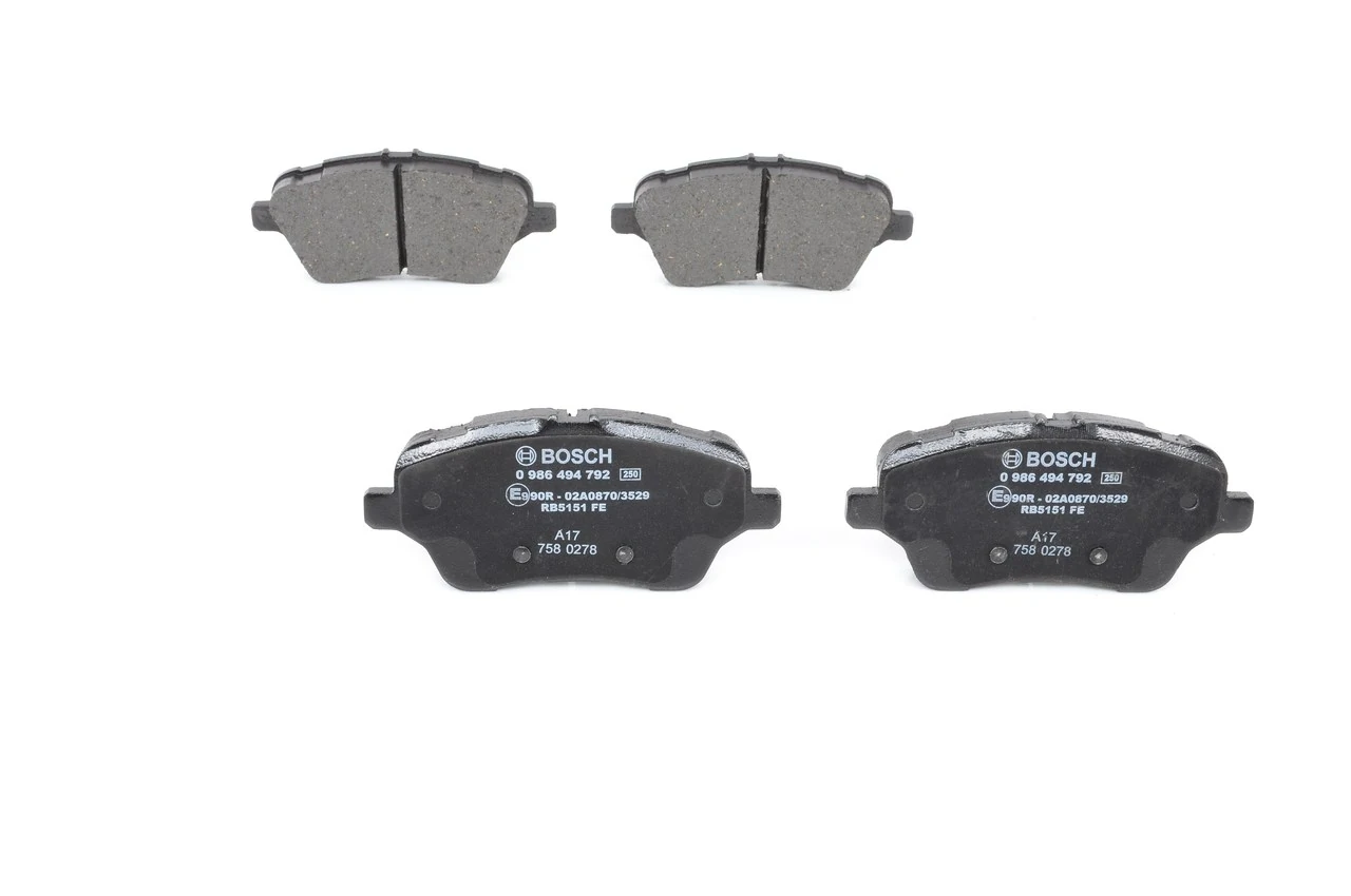 Brake Pad Set, disc brake 0 986 494 792
