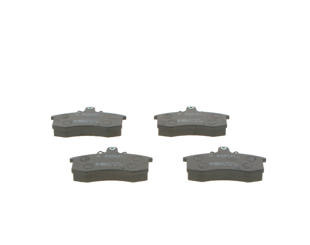 Brake Pad Set, disc brake 0 986 491 700