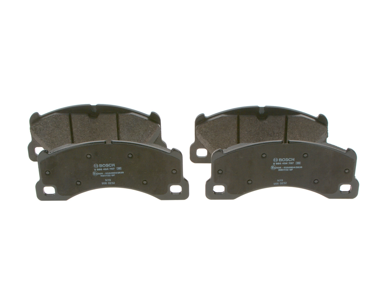 Brake Pad Set, disc brake 0 986 494 787
