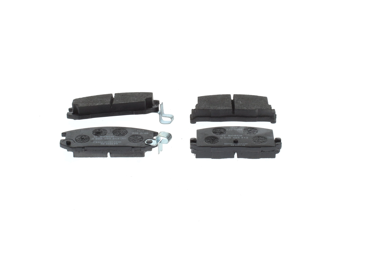 Brake Pad Set, disc brake 0 986 494 412