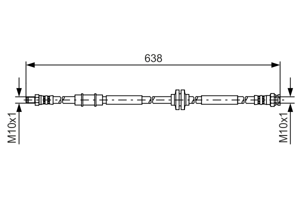 Brake Hose 1 987 481 399
