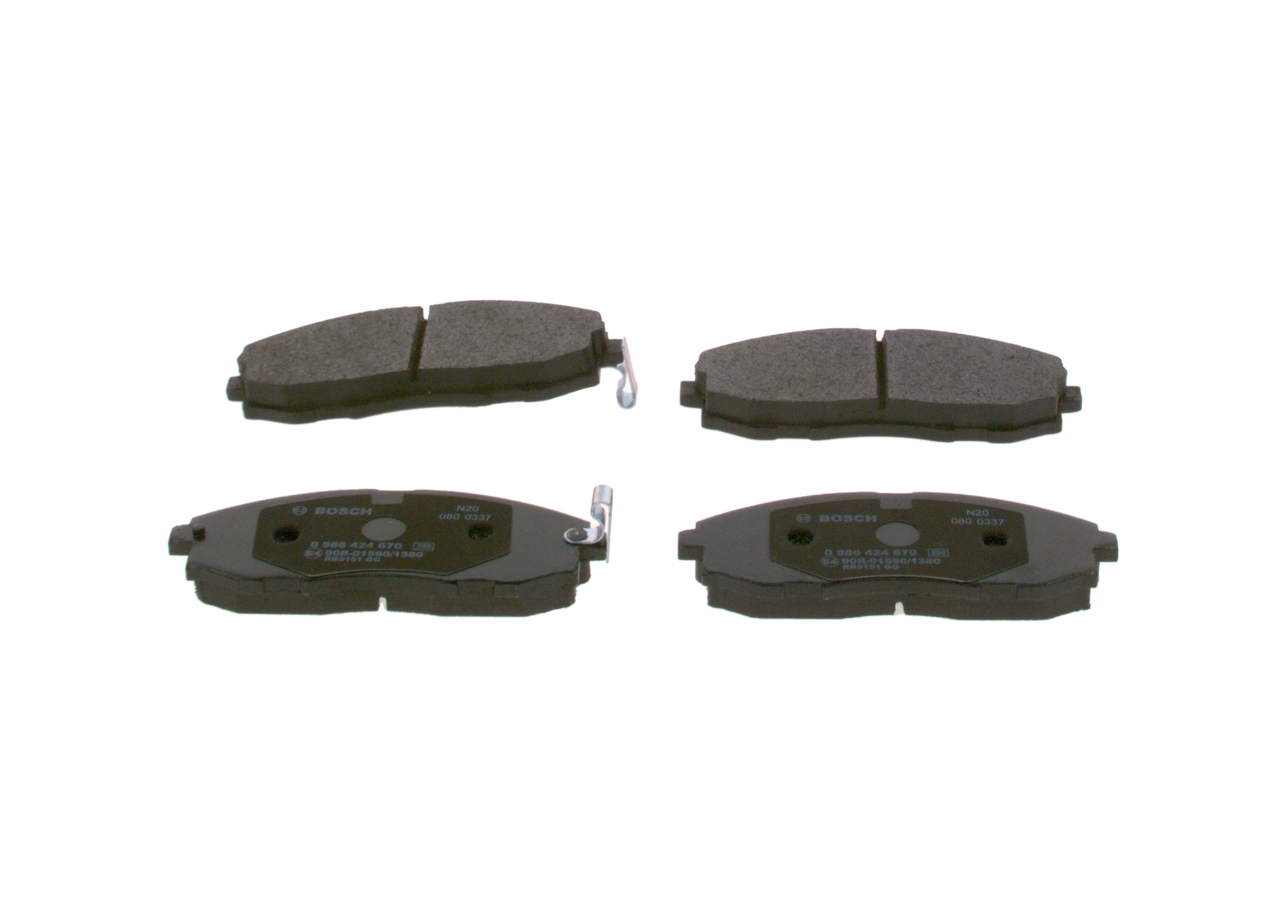 Brake Pad Set, disc brake 0 986 424 670