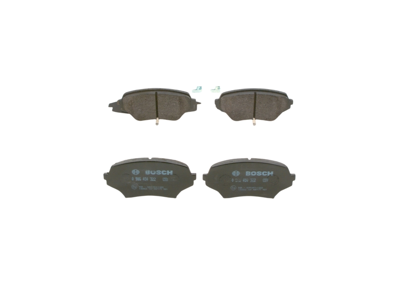 Brake Pad Set, disc brake 0 986 494 322