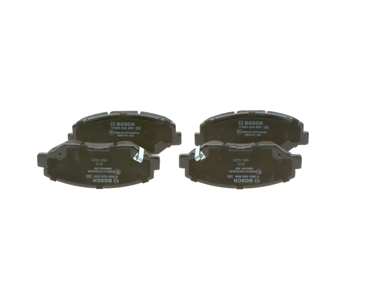 Brake Pad Set, disc brake 0 986 424 809