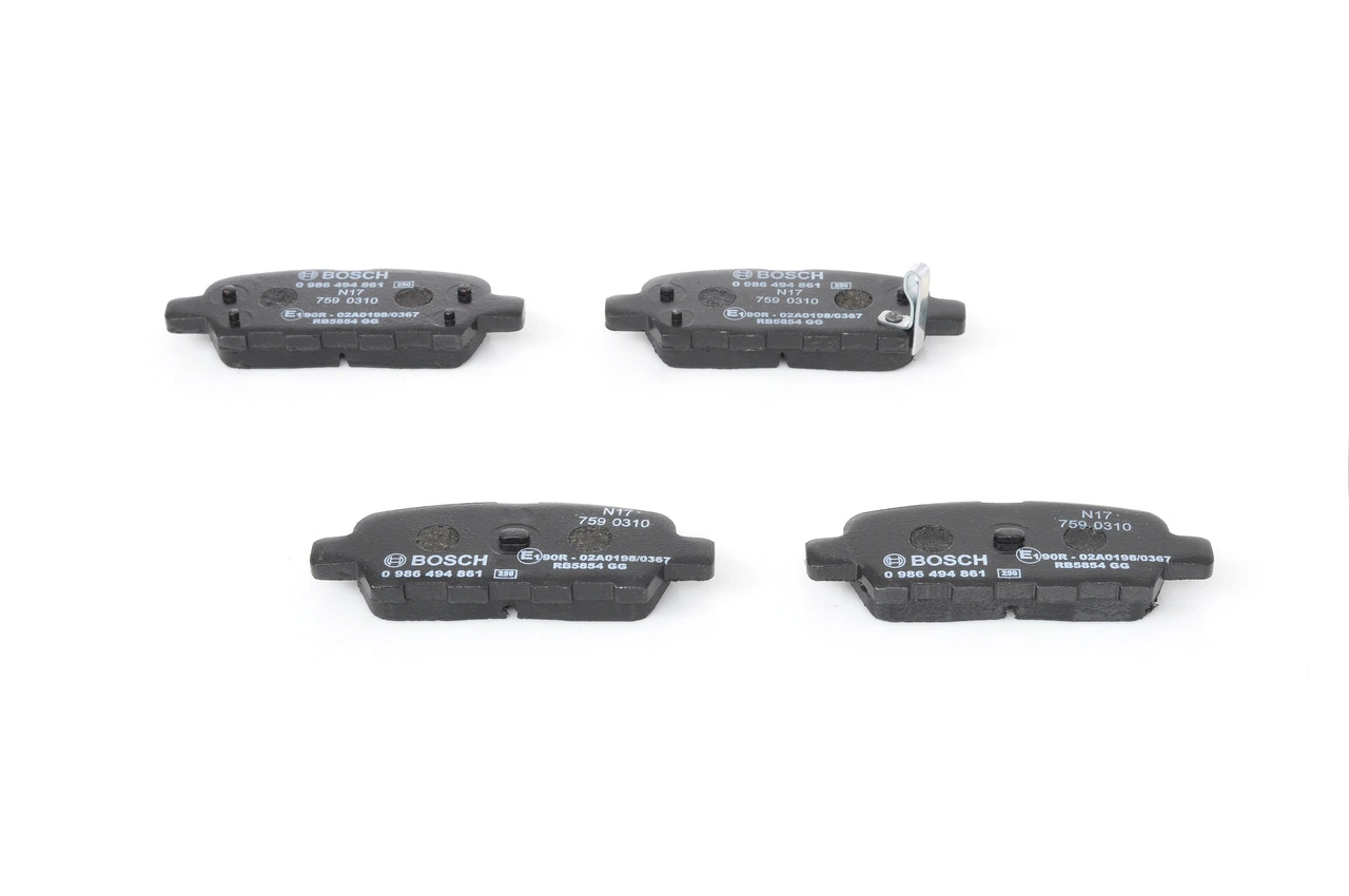 Brake Pad Set, disc brake 0 986 494 861
