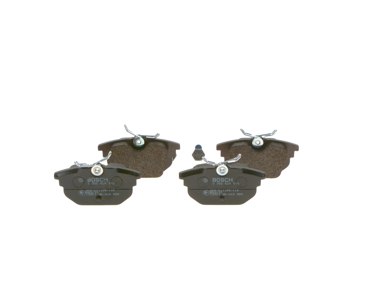 Brake Pad Set, disc brake 0 986 424 545