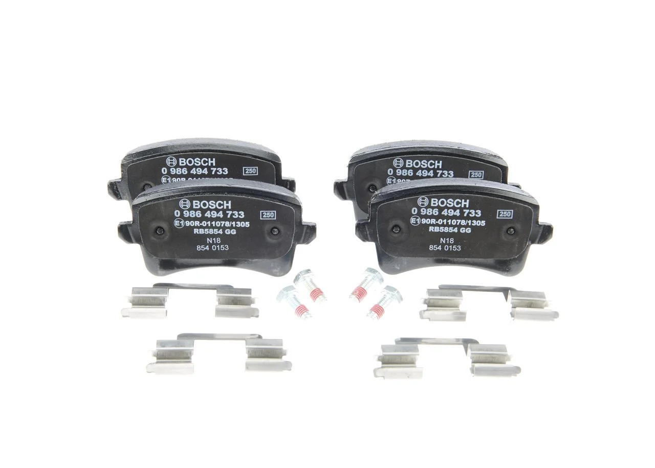 Brake Pad Set, disc brake 0 986 494 733