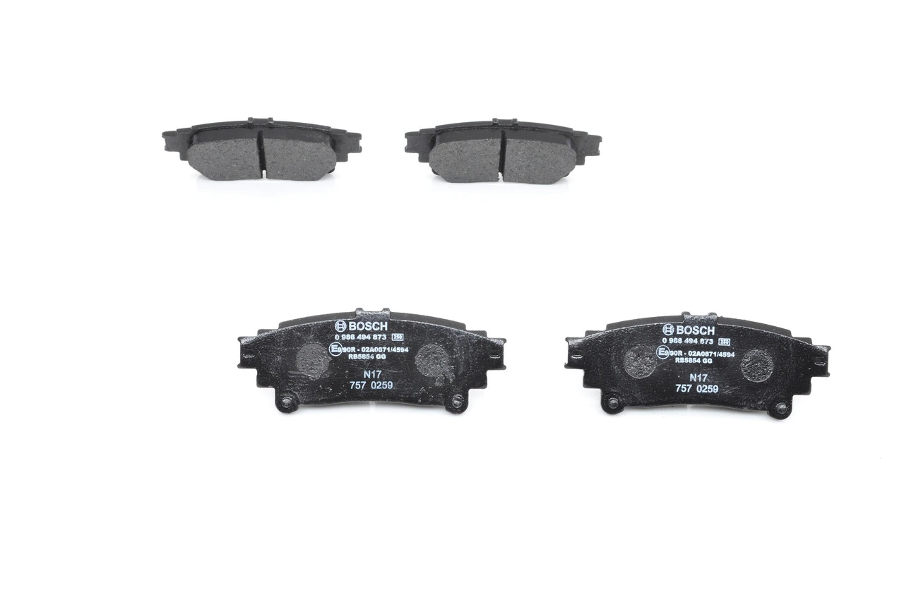 Brake Pad Set, disc brake 0 986 494 873