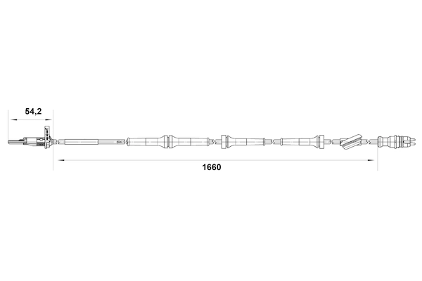 BOSCH 0 265 007 513 Sensor, wheel speed