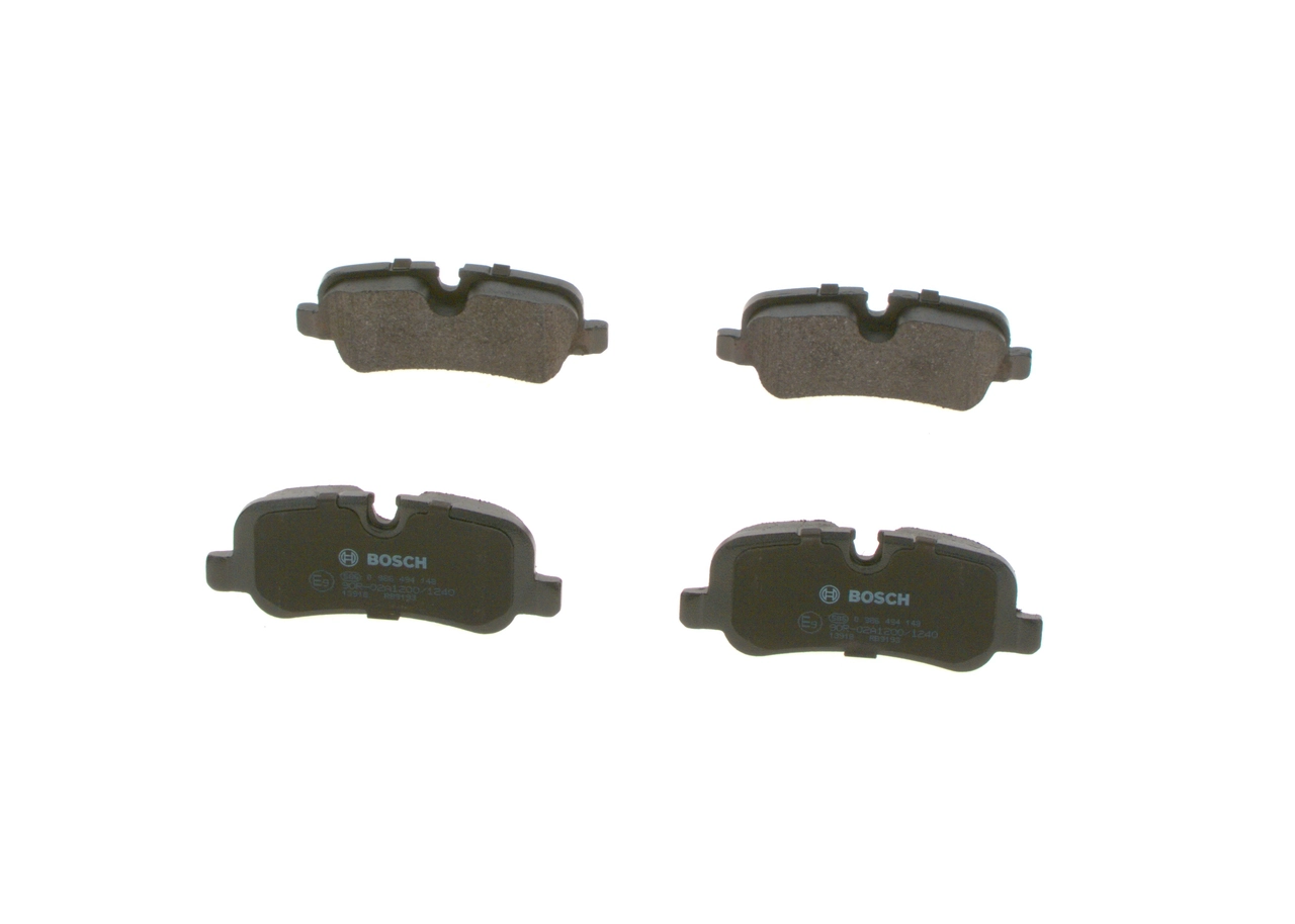 Brake Pad Set, disc brake 0 986 494 148