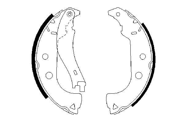 Brake Shoe Set 0 986 487 629