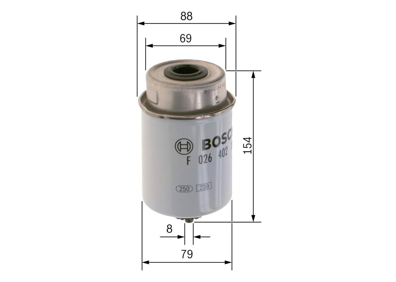 BOSCH F 026 402 119 Fuel Filter