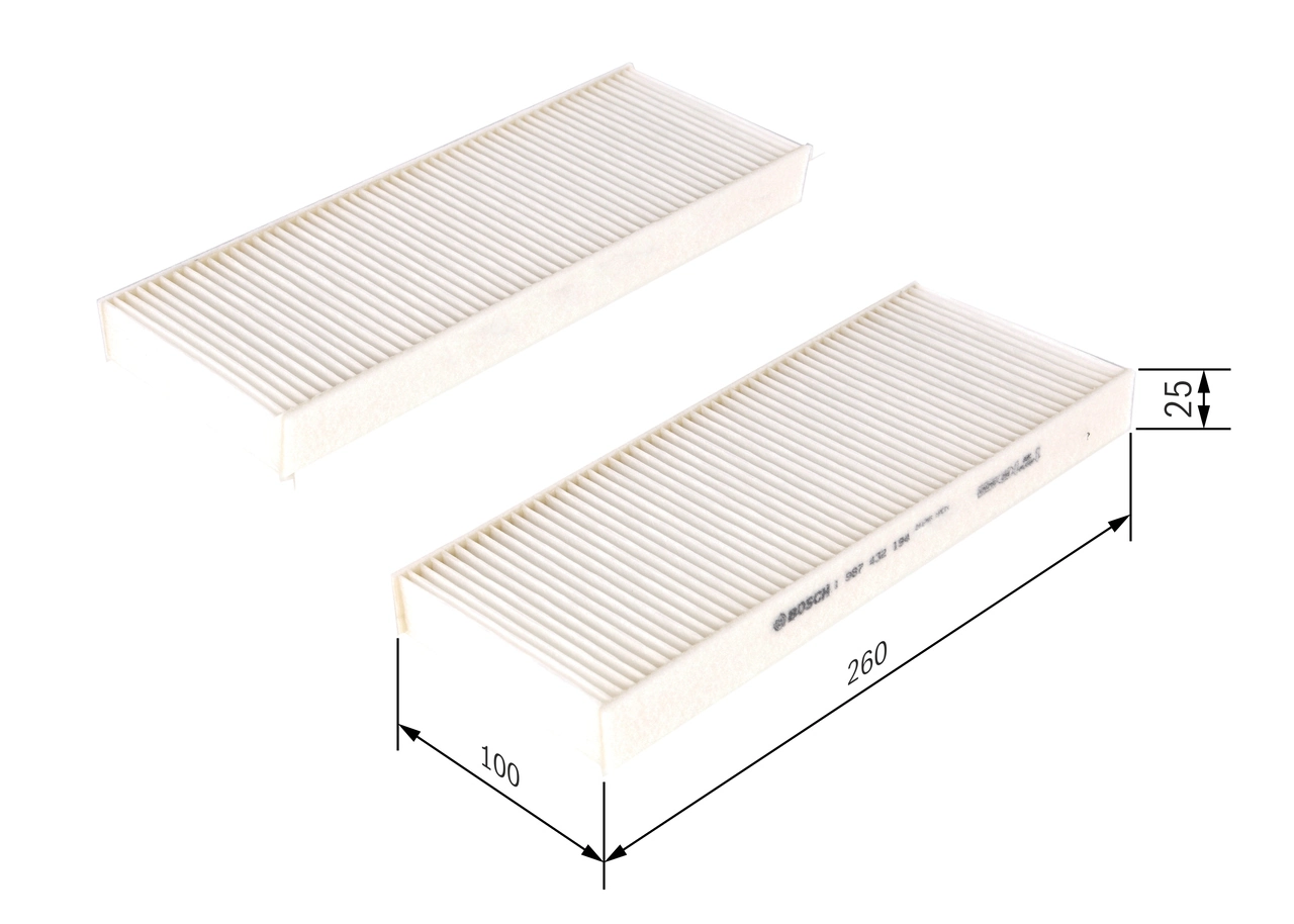 Filter, cabin air 1 987 432 194