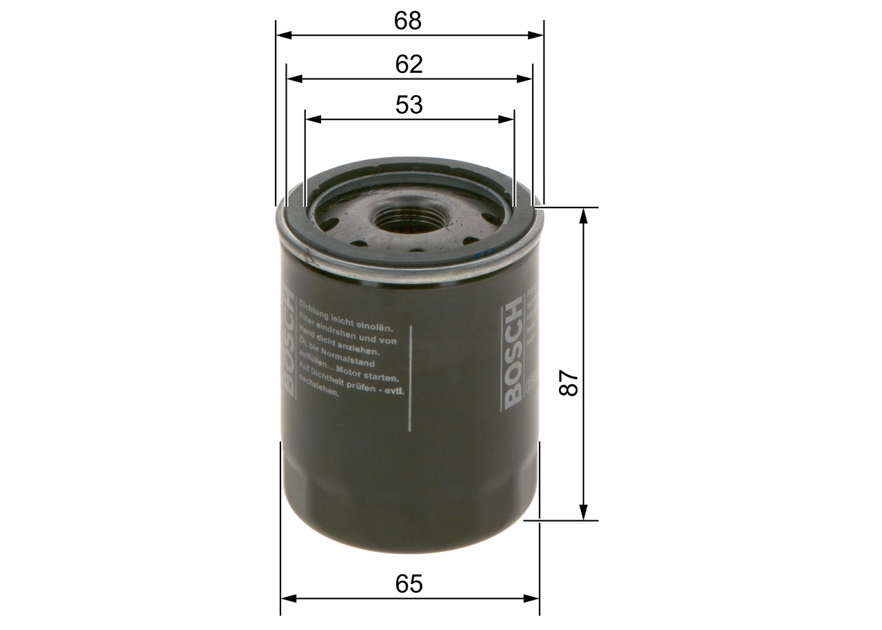 Oil Filter 0 986 4B7 065
