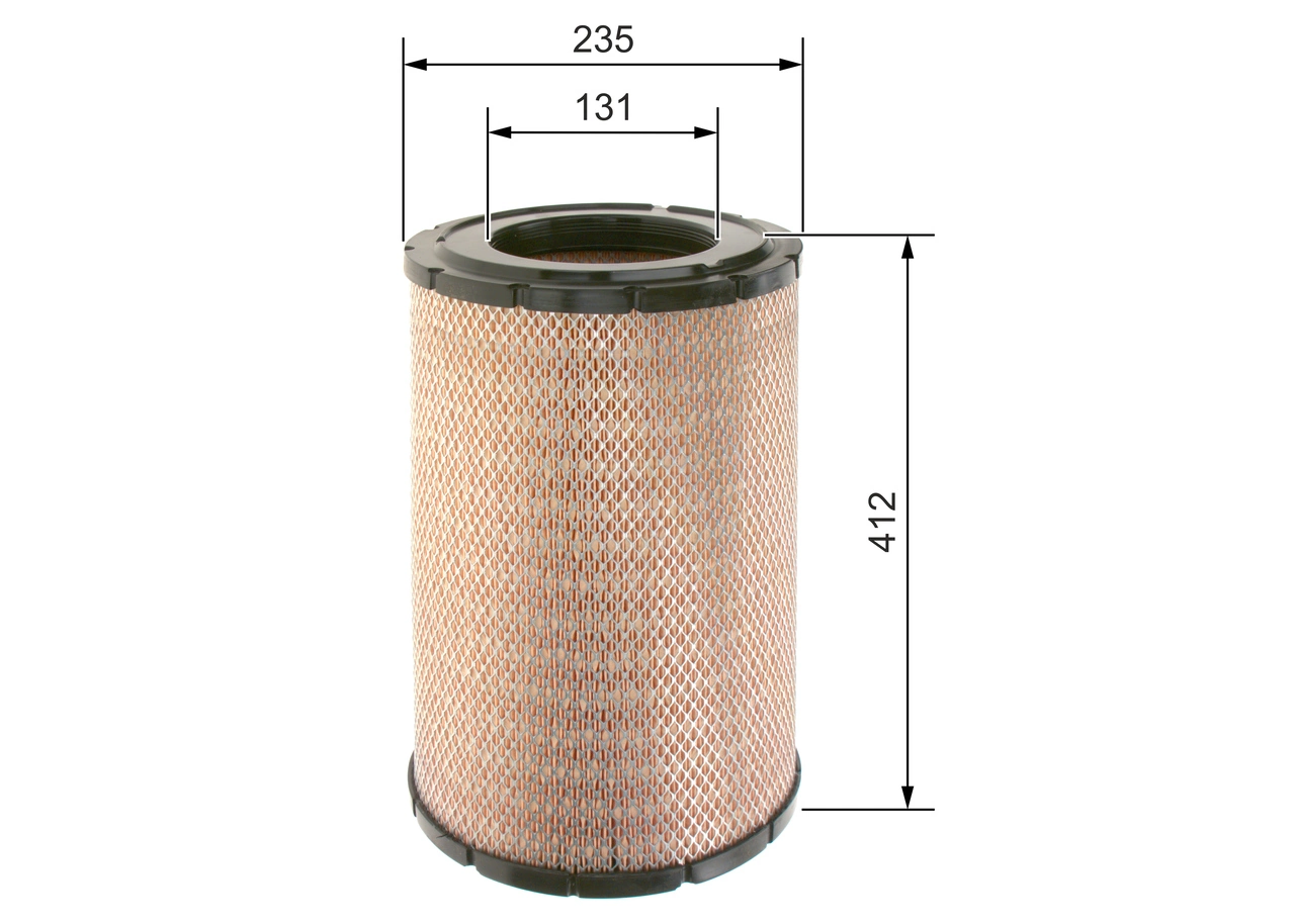 BOSCH F 026 400 490 Air Filter