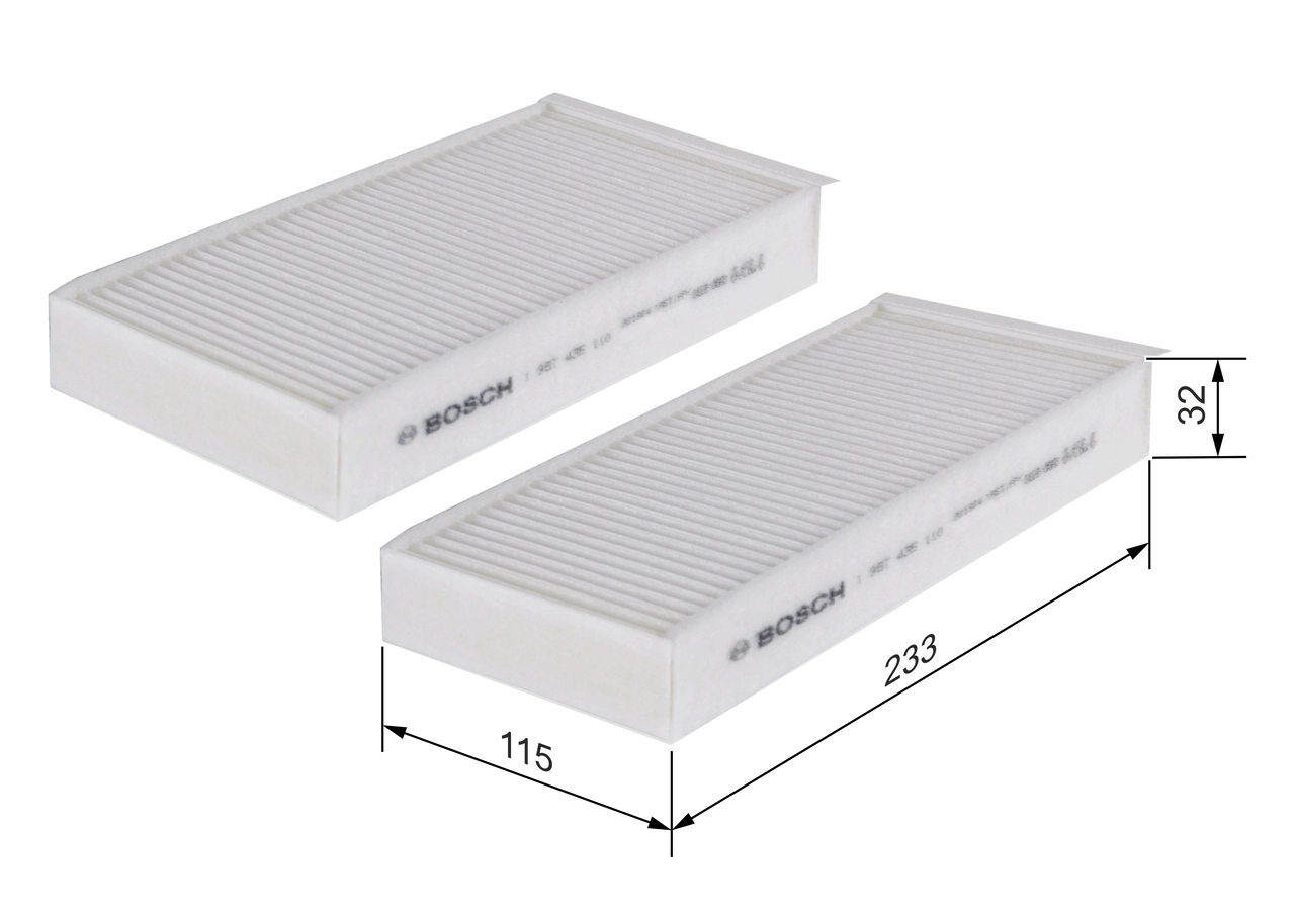 Filter, cabin air 1 987 435 110