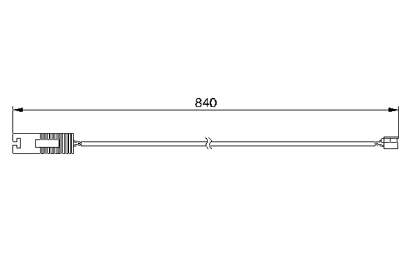 BOSCH 1 987 474 956 Warning Contact, brake pad wear
