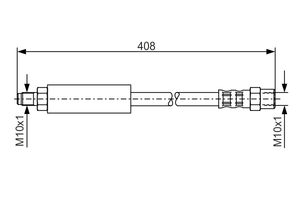 BOSCH 1 987 476 609 Brake Hose