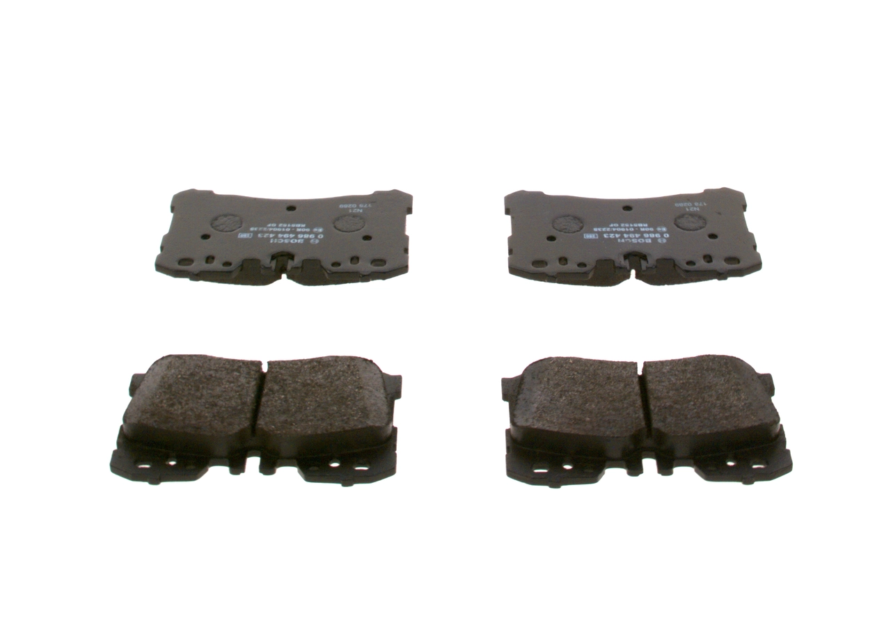 Brake Pad Set, disc brake 0 986 494 423