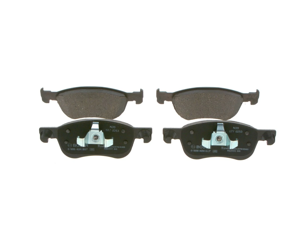 Brake Pad Set, disc brake 0 986 424 867