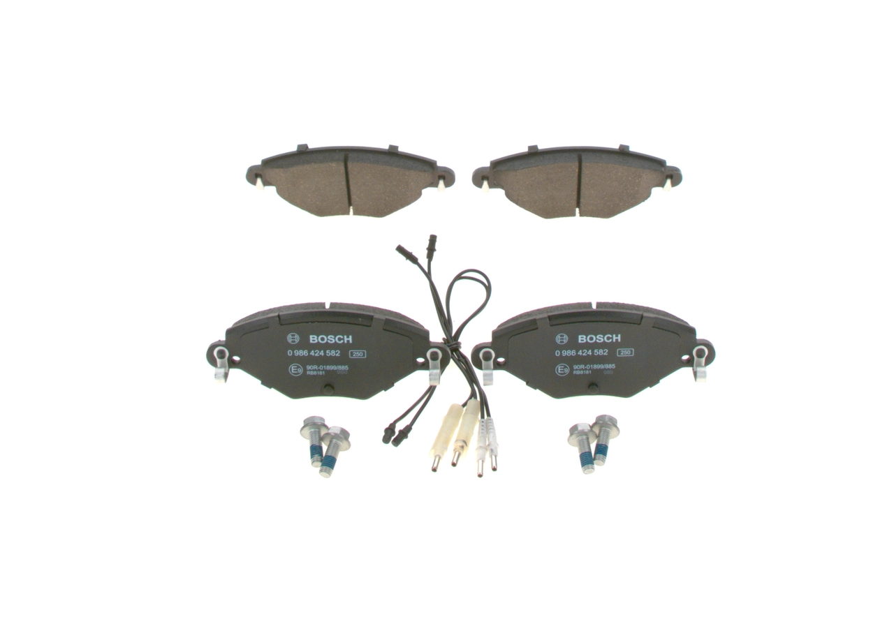 Brake Pad Set, disc brake 0 986 424 582