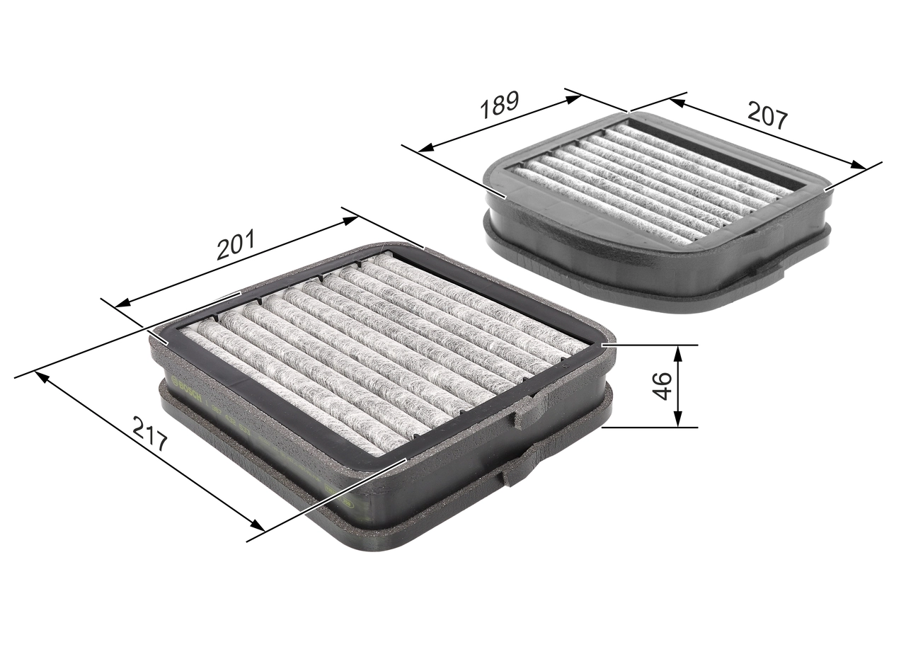 Filter, cabin air 1 987 432 533