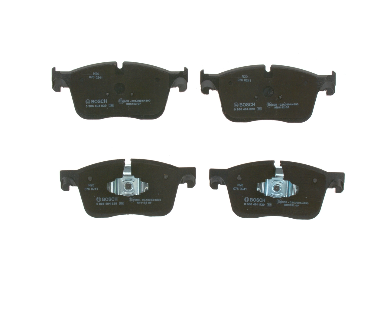 Brake Pad Set, disc brake 0 986 494 829