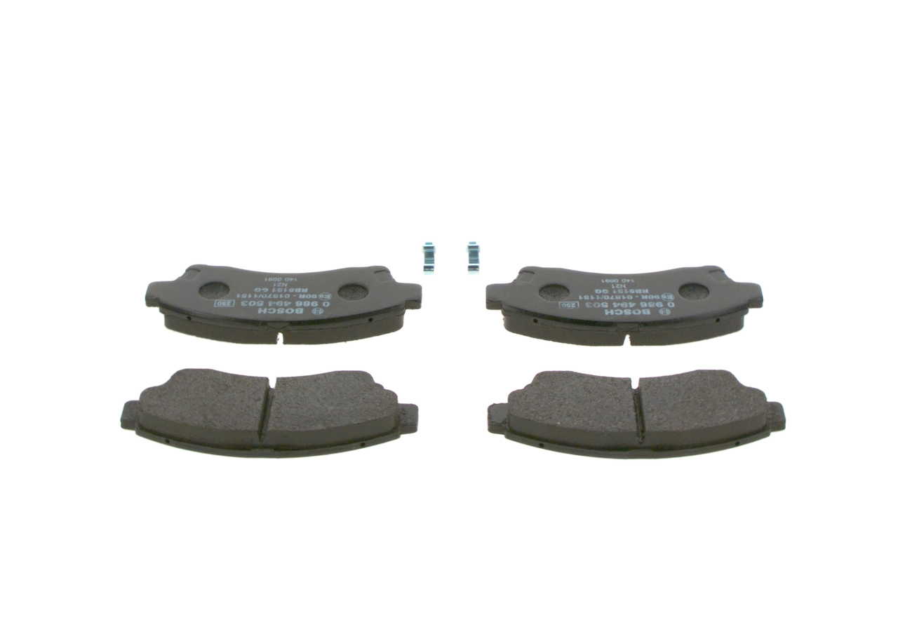 Brake Pad Set, disc brake 0 986 494 503