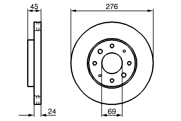 Brake Disc 0 986 479 140