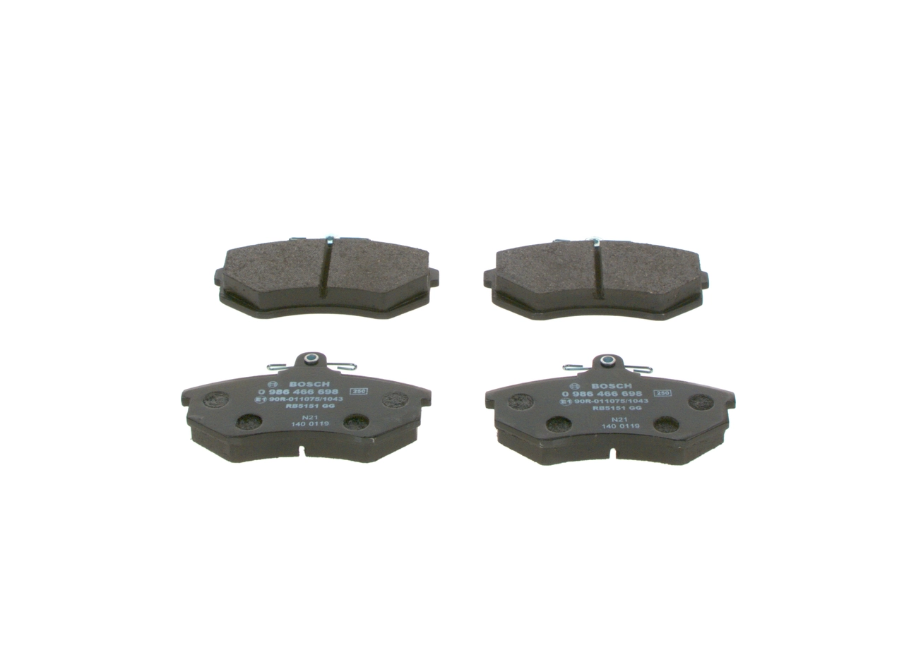 Set Pad Brek, Brek Piring 0 986 466 698