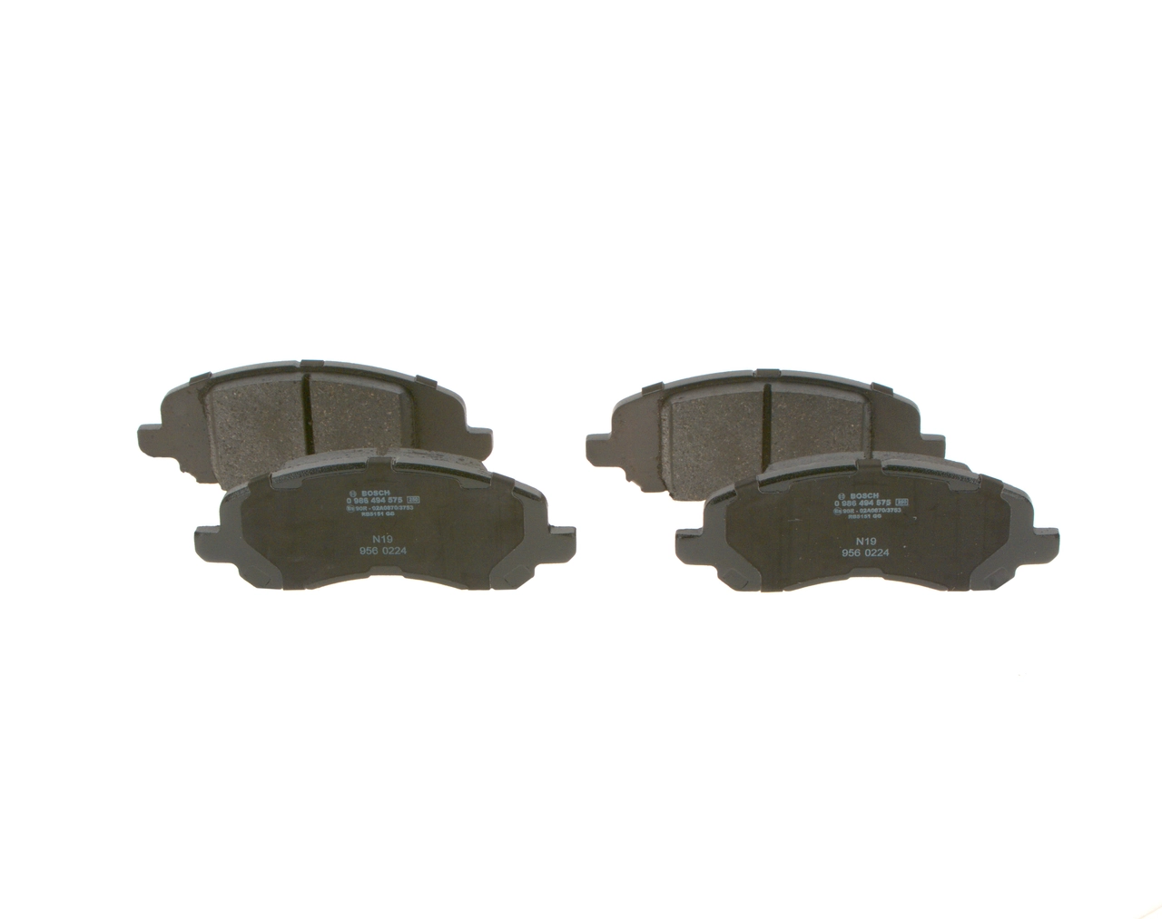Brake Pad Set, disc brake 0 986 494 575