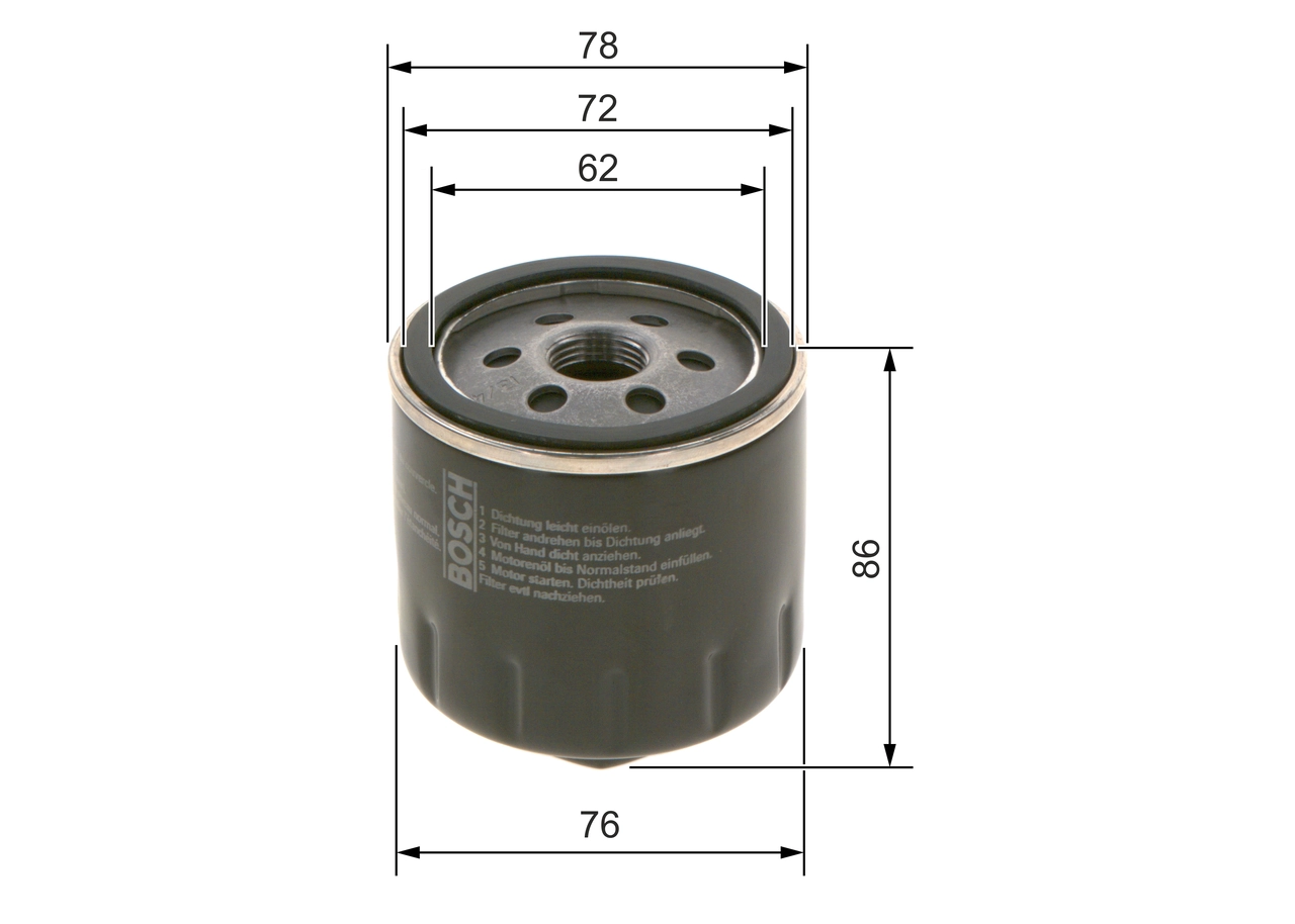 Oil Filter 0 451 103 318