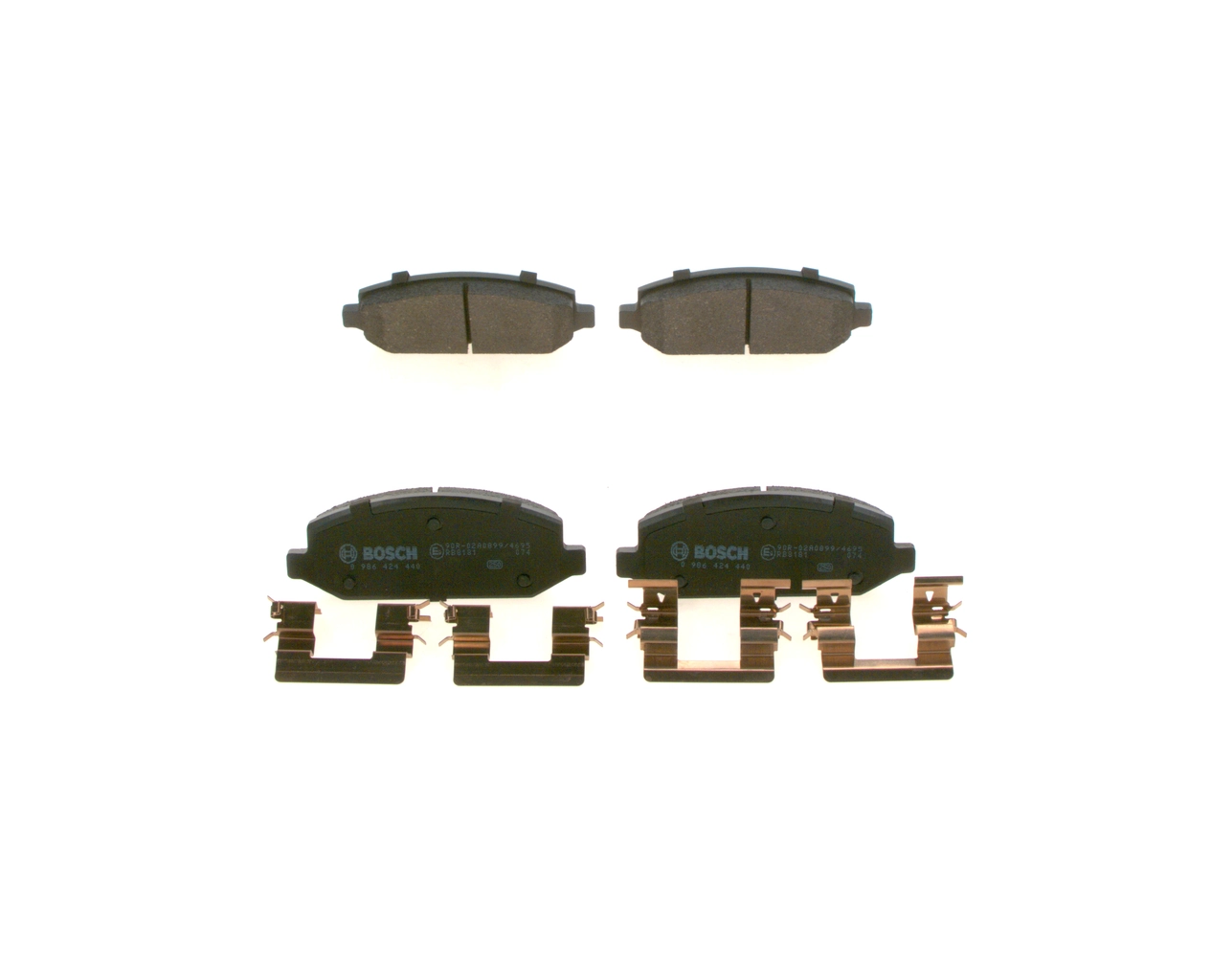 Brake Pad Set, disc brake Comfort 0 986 424 440
