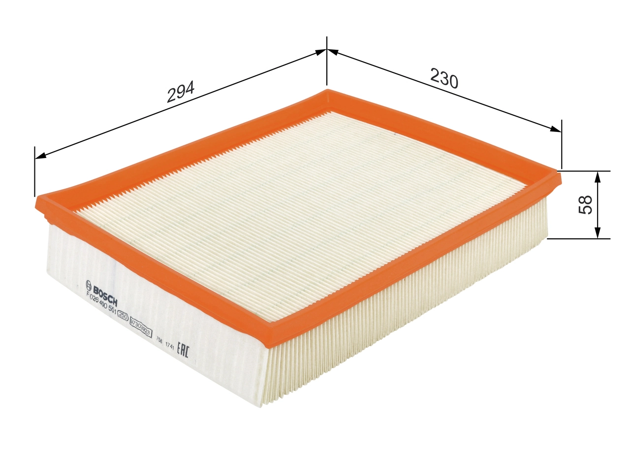 Air Filter F 026 400 551