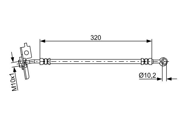 BOSCH 1 987 481 870 Brake Hose