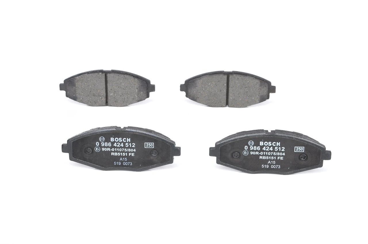 Brake Pad Set, disc brake 0 986 424 512