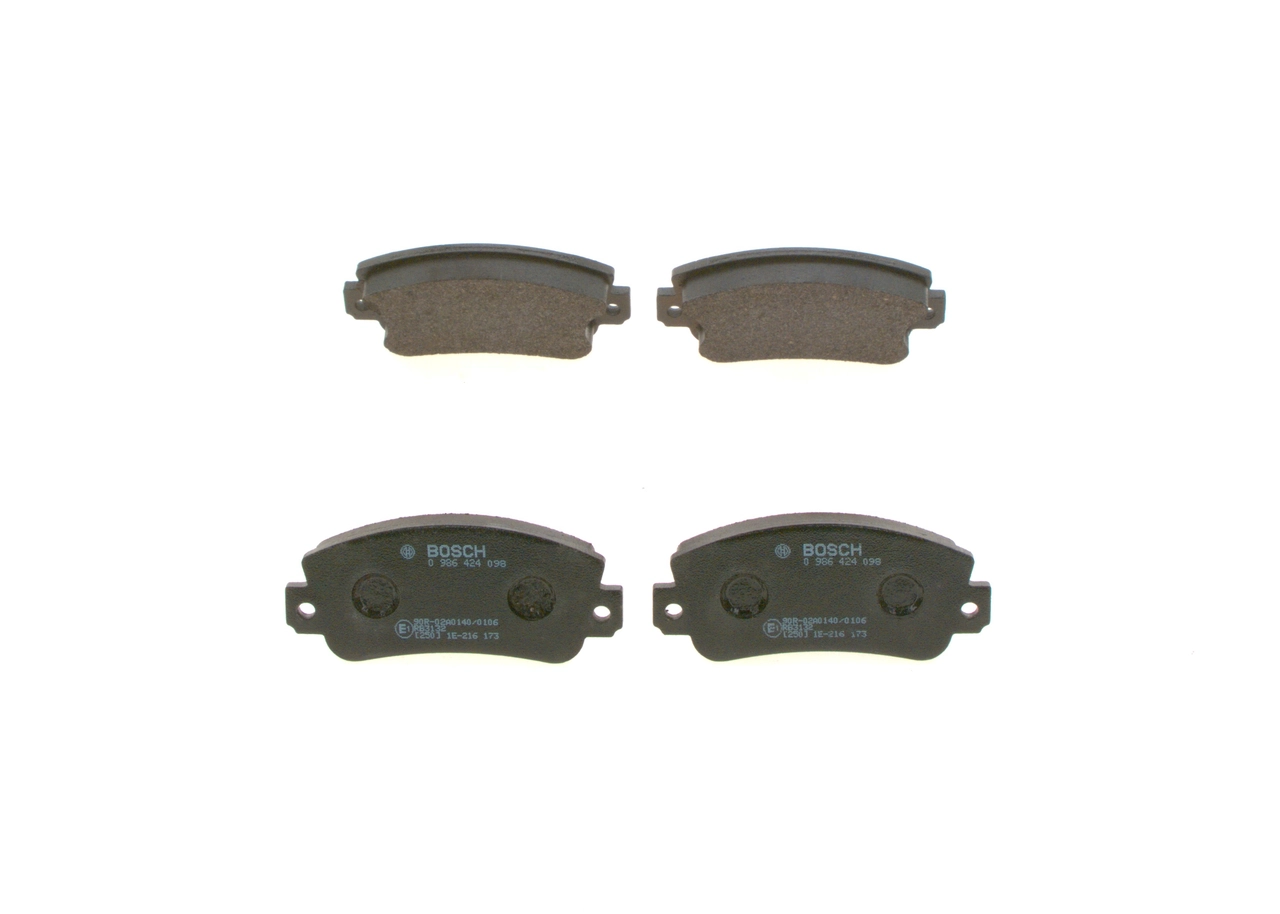 Brake Pad Set, disc brake 0 986 424 098