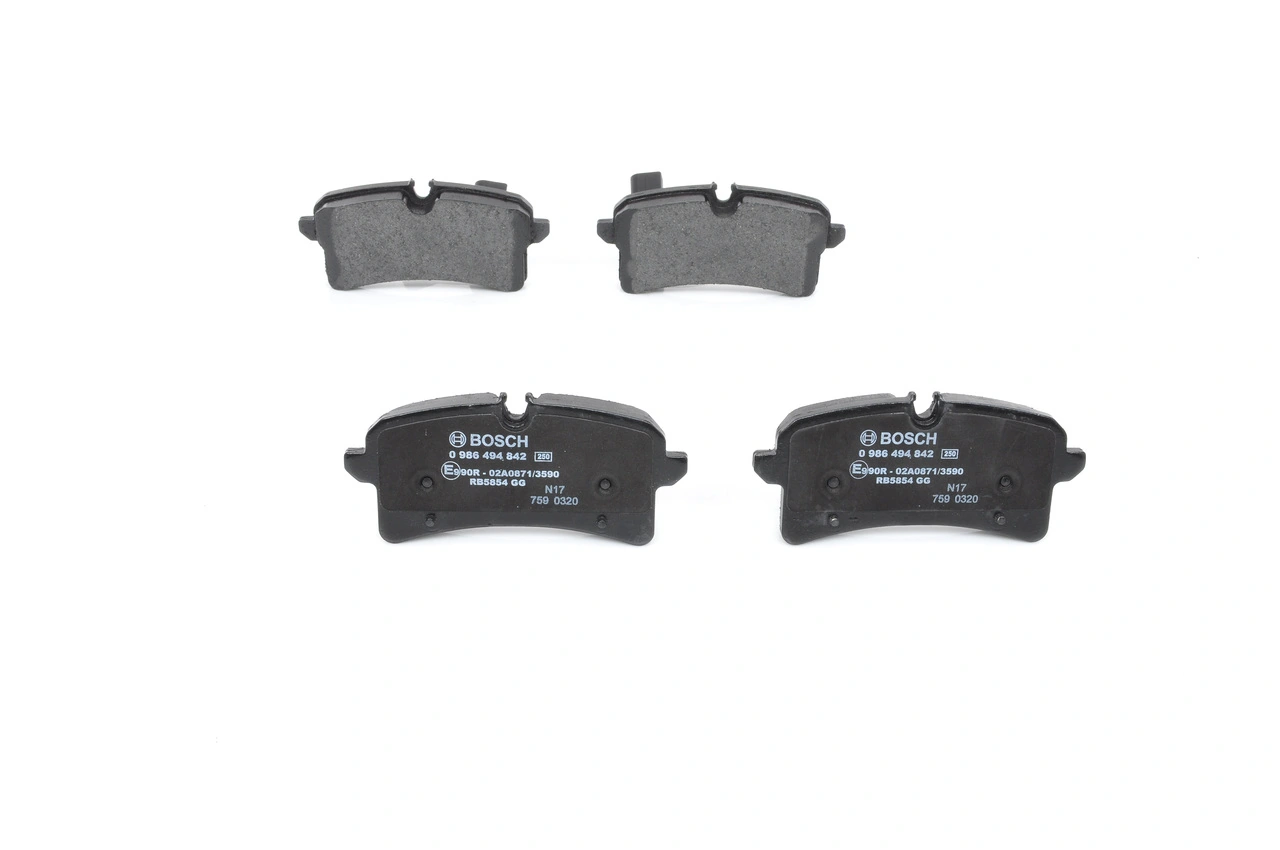 Brake Pad Set, disc brake 0 986 494 842