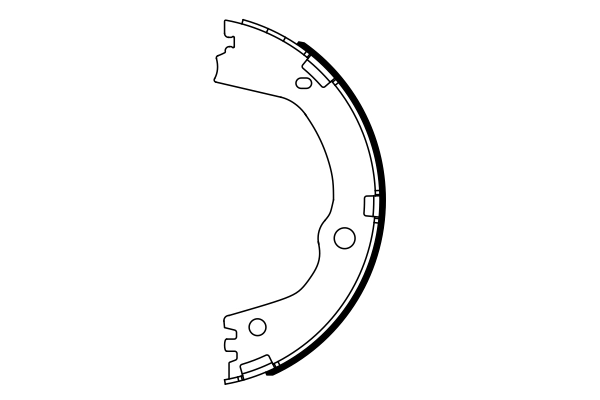 Brake Shoe Set, parking brake 0 986 487 947