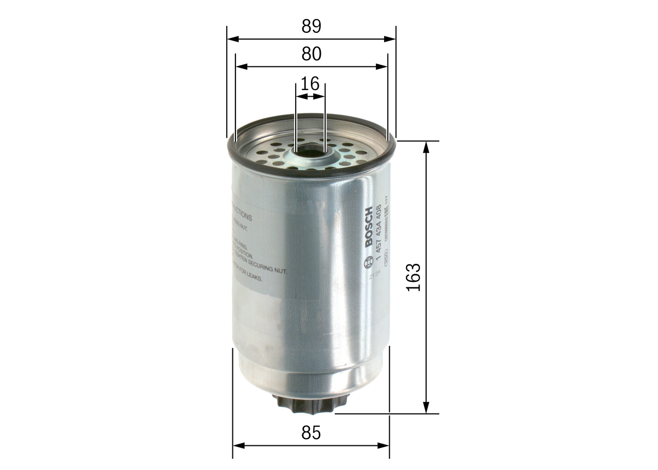 Fuel Filter 1 457 434 408