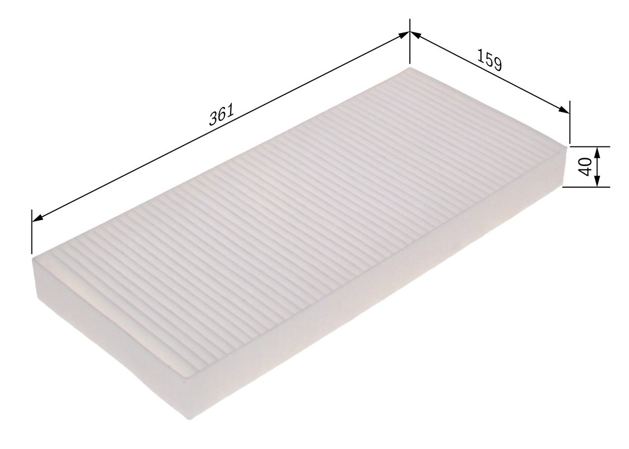 Filter, cabin air 1 987 431 162